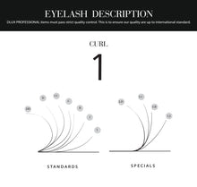 Cargar imagen en el visor de la galería, Pestañas Premium Silk Lashes Grosor 0,12 18 líneas